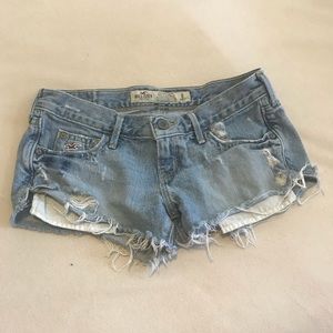 Hollister Distress Jean Shorts Size 0